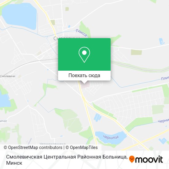 Карта Смолевичская Центральная Районная Больница