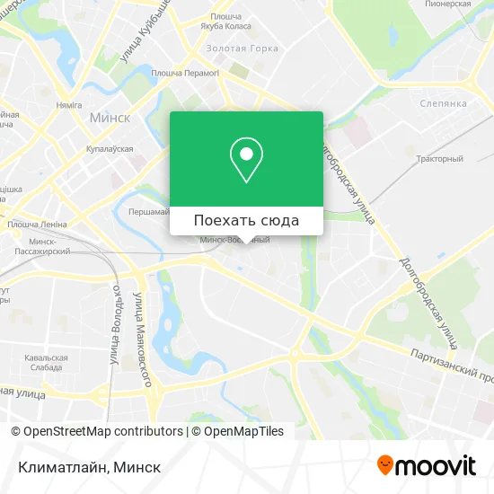 Карта Климатлайн