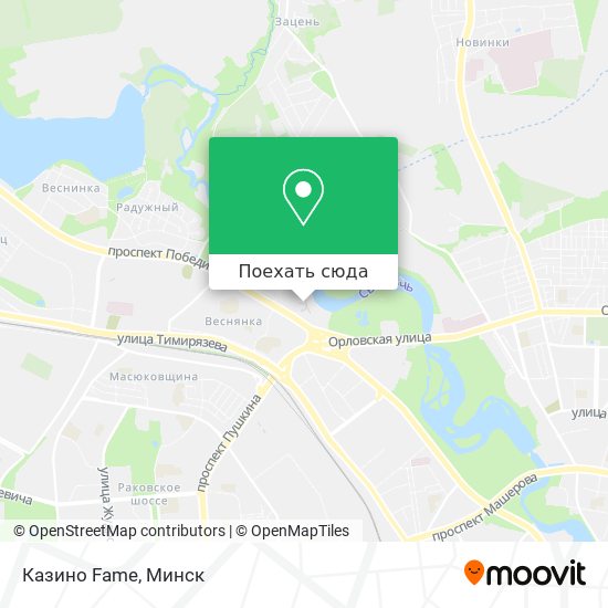 Карта Казино Fame