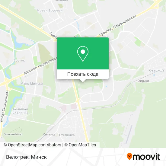 Карта Велотрек