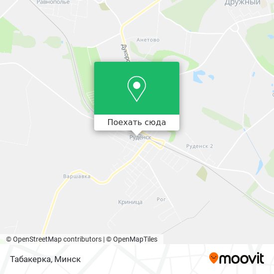 Карта Табакерка