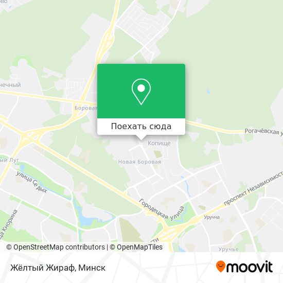 Карта Жёлтый Жираф