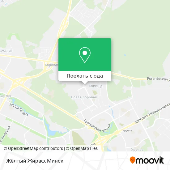 Карта Жёлтый Жираф