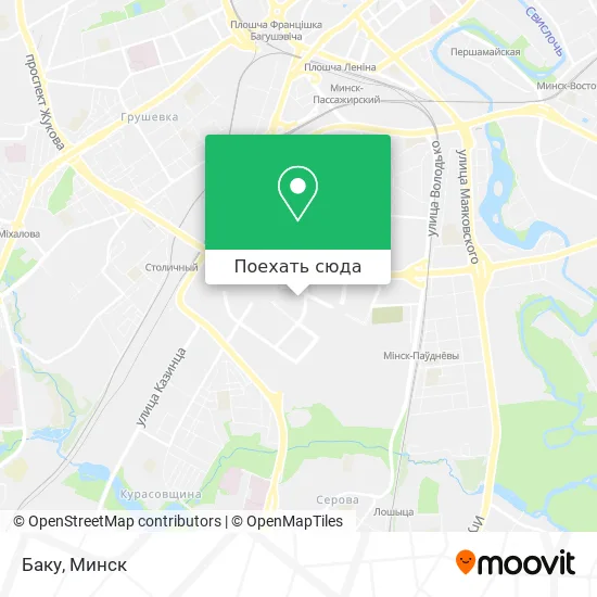 Карта Баку