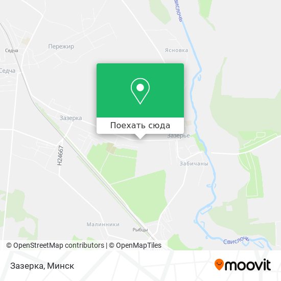 Карта Зазерка