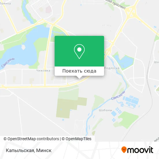 Карта Капыльская