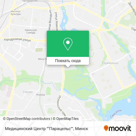 Карта Медицинский Центр ""Парацельс""