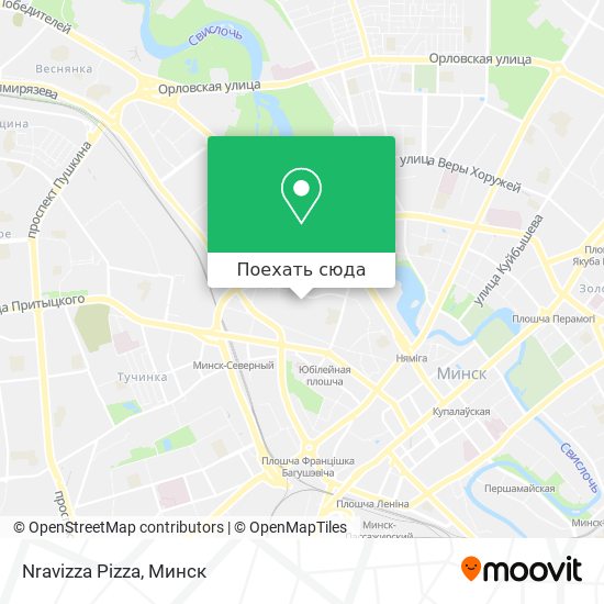Карта Nravizza Pizza