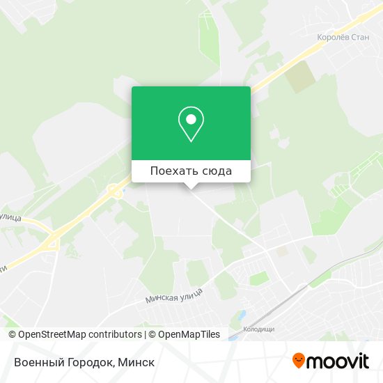 Карта Военный Городок