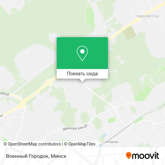 Карта Военный Городок
