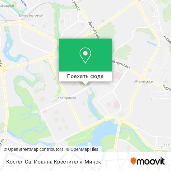 Карта Костёл Св. Иоанна Крестителя