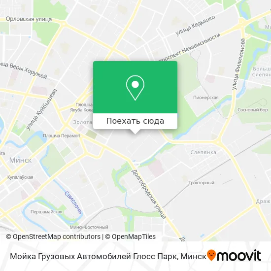 Карта Мойка Грузовых Автомобилей Глосс Парк