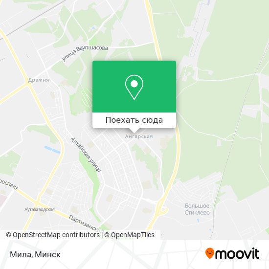 Карта Мила