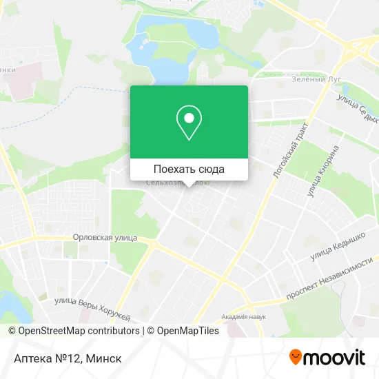 Карта Аптека №12