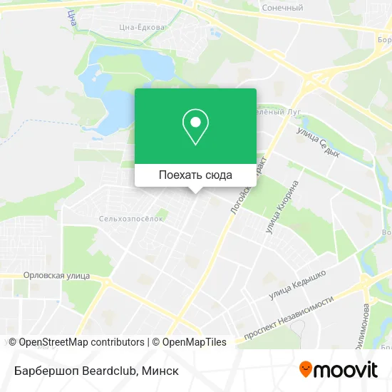 Карта Барбершоп Beardclub