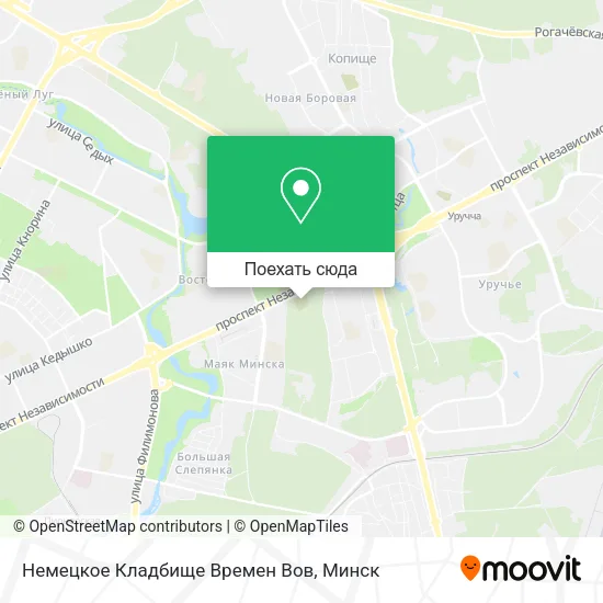 Карта Немецкое Кладбище Времен Вов