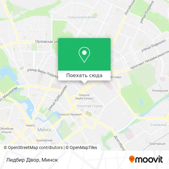 Карта Лидбир Двор