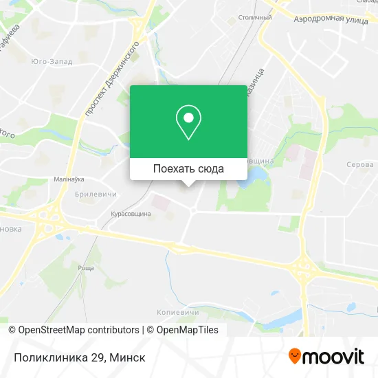 Карта Поликлиника 29