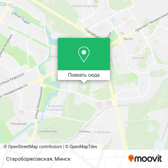 Карта Староборисовская
