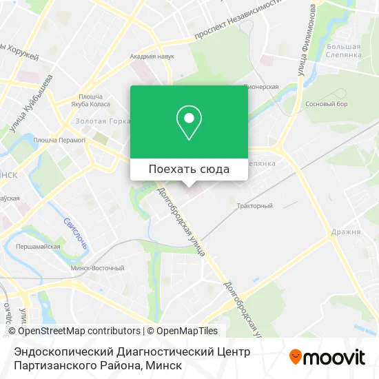 Карта Эндоскопический Диагностический Центр Партизанского Района