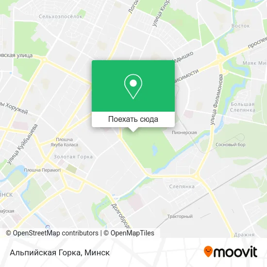 Карта Альпийская Горка