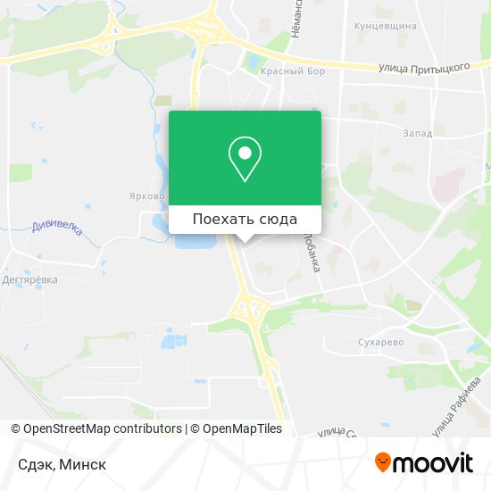 Карта Сдэк