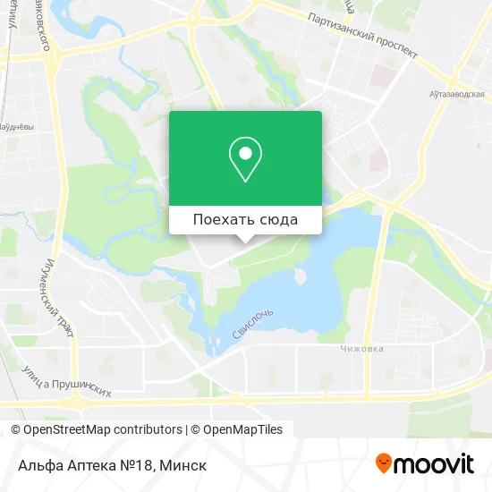 Карта Альфа Аптека №18