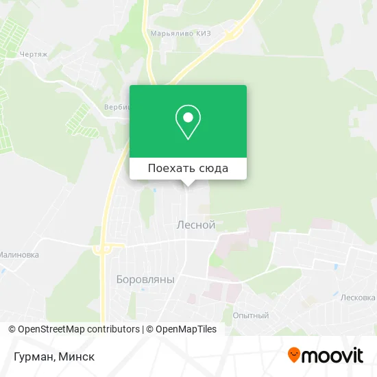Карта Гурман