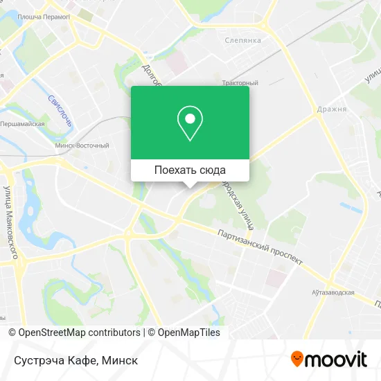 Карта Сустрэча Кафе