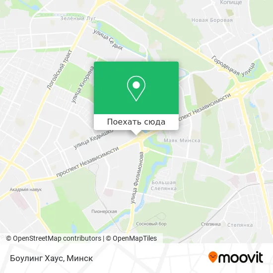 Карта Боулинг Хаус
