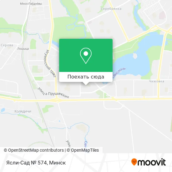 Карта Ясли-Сад № 574