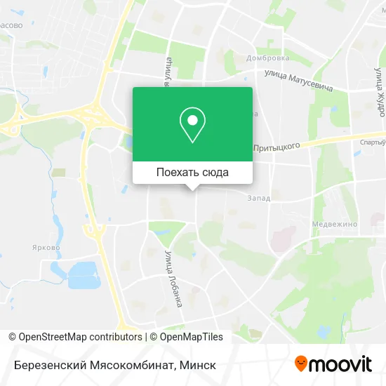 Карта Березенский Мясокомбинат