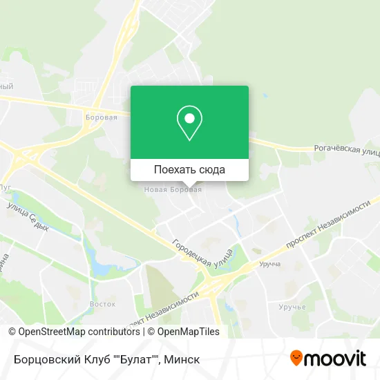 Карта Борцовский Клуб ""Булат""