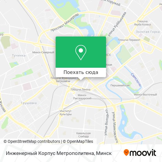 Карта Инженерный Корпус Метрополитена