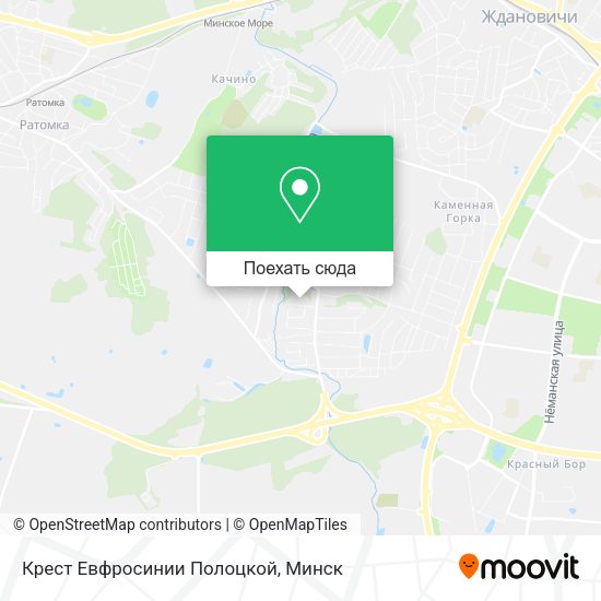 Карта Крест Евфросинии Полоцкой
