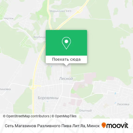 Карта Сеть Магазинов Разливного Пива Лит.Ra