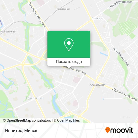 Карта Инвитро