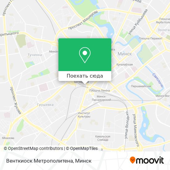 Карта Венткиоск Метрополитена