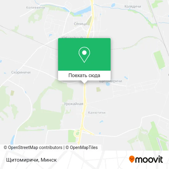 Карта Щитомиричи