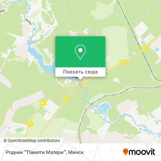 Карта Родник ""Памяти Матери""