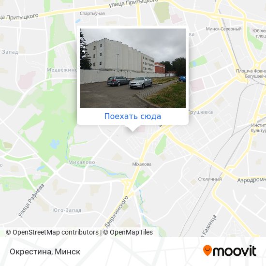 Карта Окрестина