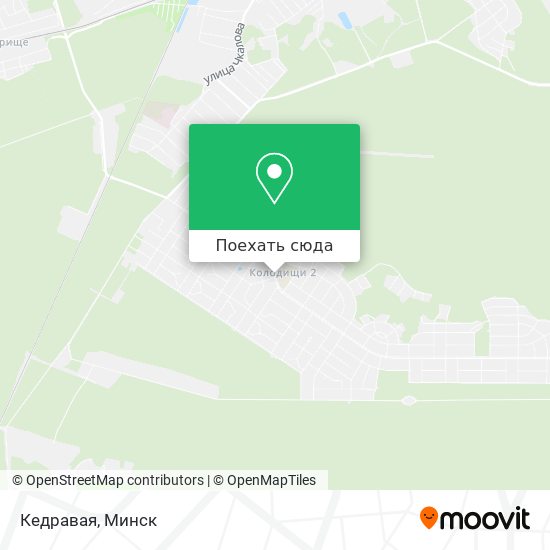 Карта Кедравая