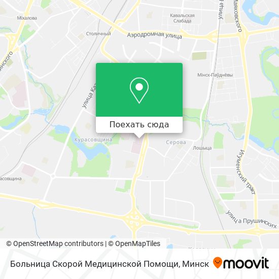 Карта Больница Скорой Медицинской Помощи