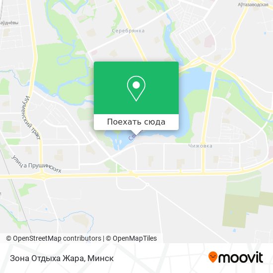 Карта Зона Отдыха Жара