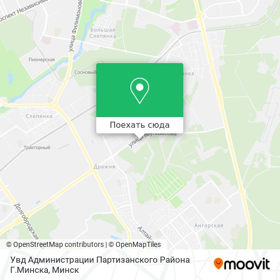 Карта Увд Администрации Партизанского Района Г.Минска
