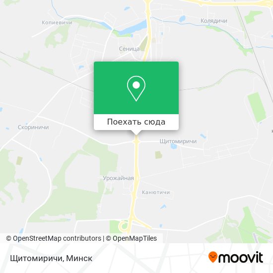 Карта Щитомиричи
