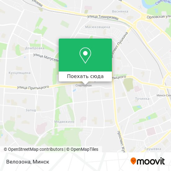 Карта Велозона