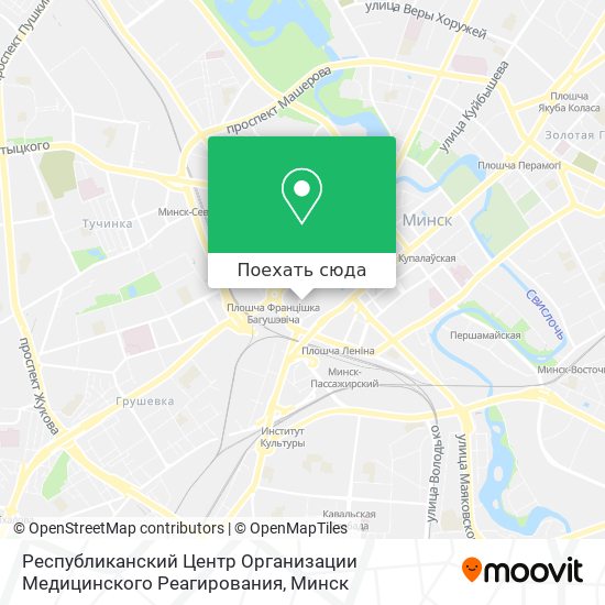 Карта Республиканский Центр Организации Медицинского Реагирования