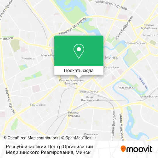 Карта Республиканский Центр Организации Медицинского Реагирования