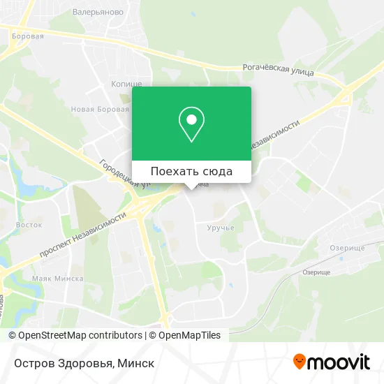 Карта Остров Здоровья
